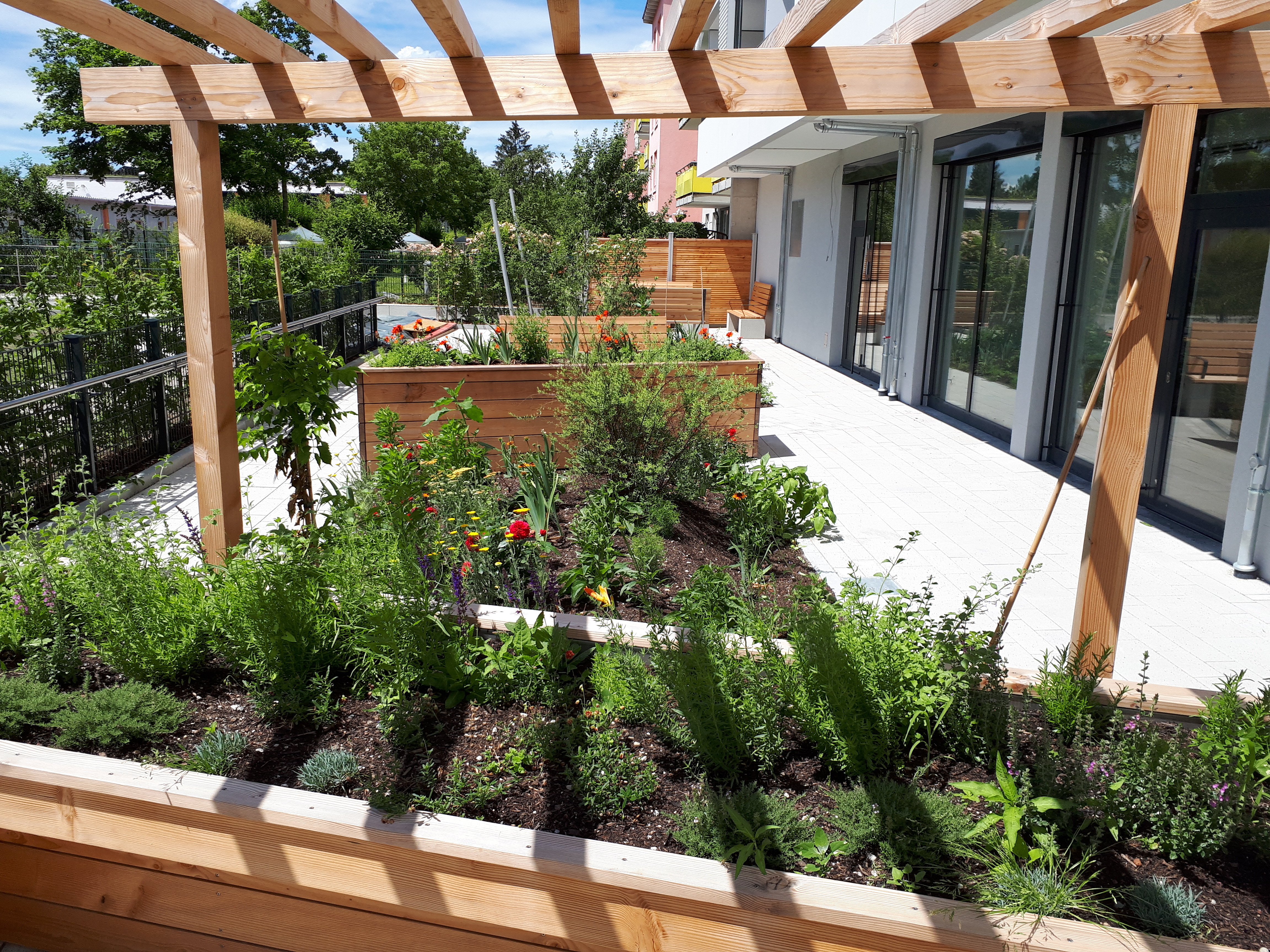 Garten der Tagespflege Trudering